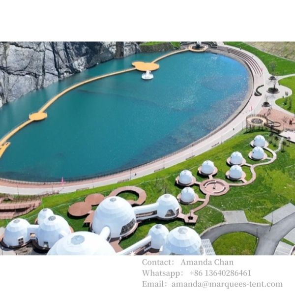 Preservative Glamping Dome Tent With High Temperature Resistance,Glamping Hotel Tent
