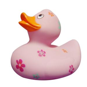 Wholesale Funny Floating Cute Rubber Duck Natural Latex Bath Duck Pink Color EN71 from china suppliers