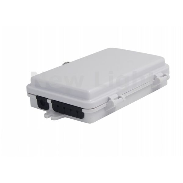 UV Weather Resistant Rackmount 4 Port FTTH Fiber Termination Box for Outdoor Use