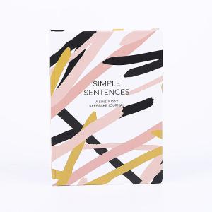 Wholesale Hardboard Cover Custom A5 Size Dated Weekly Daily Journal Planner Diary Sewing Binding from china suppliers