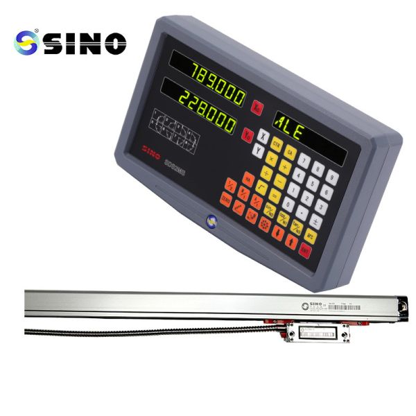 SINO TTL RoHS 2 Axis Digital Readout SDS2MS For Lathe , Multifunctional DRO Measuring Systems with linear encoder