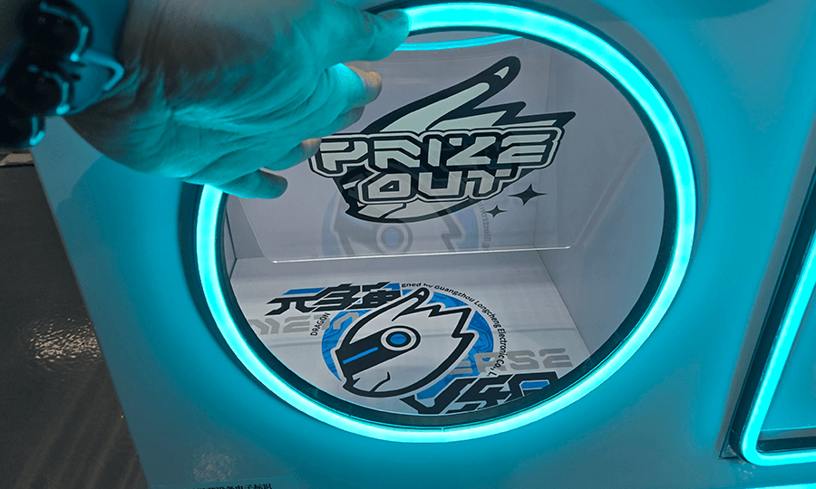 arcade grabber machine detail