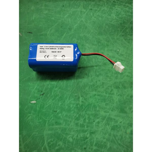 14.4v Lithium Ion Battery Pack Customized 500 Cycles