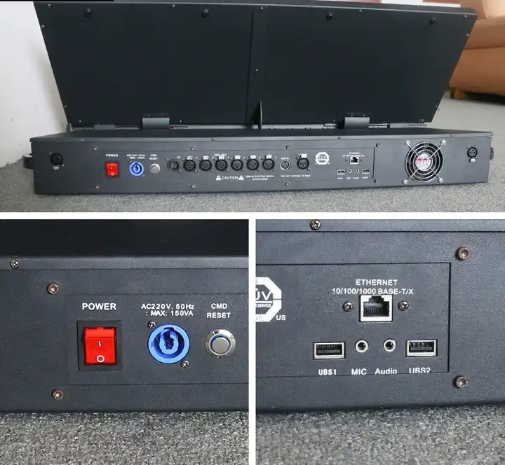 Professional Stage DMX Light Controller 120G SSD/ CORE I7 CPU 8G RAM Console Dmx512