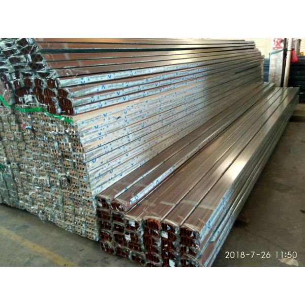 Aluminium Extrusion Profile For Sliding Window And Casement Window With Silver Anodized