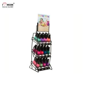 Custom Counter Display Racks Wire Polish Promotion Makeup Cosmetic Display Stand