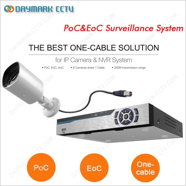 Quality Plug and Play PoC&EoC Video Surveillance System for sale