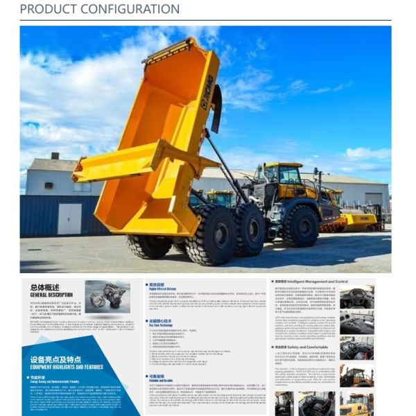 XDA45U ARTICULATED MINING DUMP TRUCK FOR MINING