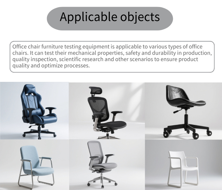 Swivel Leather Mesh Chair Seat Cushion Impact Fatigue Testing Machine Simulate Human Sitting Pounding Load