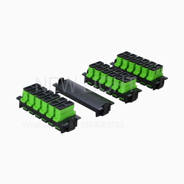 24 Ports Fiber Optic Patch Panel with LC/APC Connectors for Rack Mountable Data Center Applications