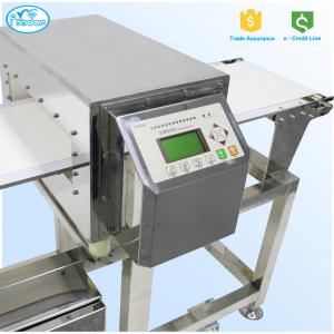 China FDA Standard Auto Conveyor Belt Meat Metal Detector 304 Stainless Steel 3D Version on sale