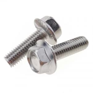 Wholesale Hex washer Head Flange Head Screws With Serration M8 Stainless Steel Fastener from china suppliers