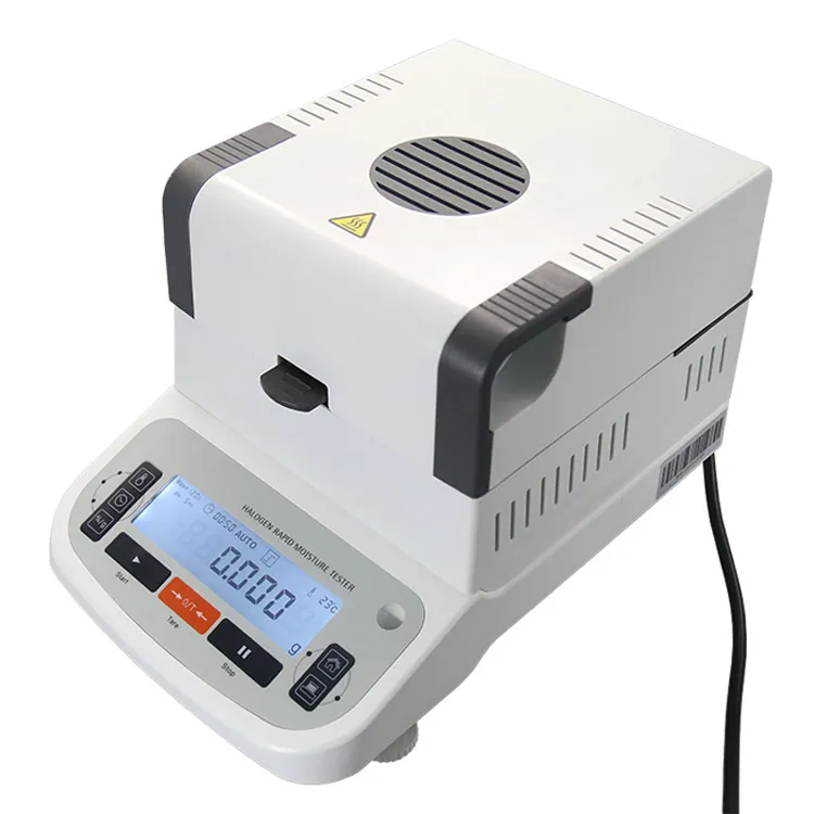 UP-5016 Digital Halogen Moisture Analyzer with 0.001g Readability 5-inch LCD Screen and High-Efficiency Halogen Lamp