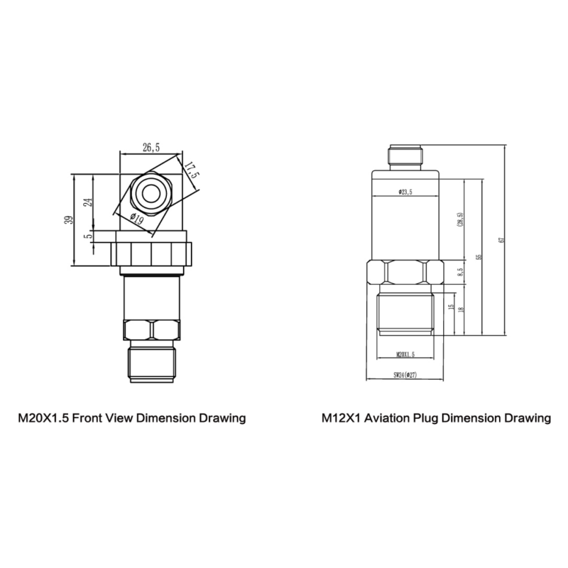 FD80D Compact Pressure Transmitter with 0.25% F.S Accuracy, IP65 Protection, and MODBUS RTU Protocol for Water Industry