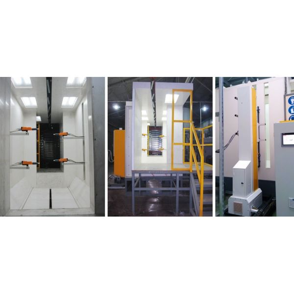 Customized Powder Coating Line with PVC Spray Booth and Pretreatment Spray System
