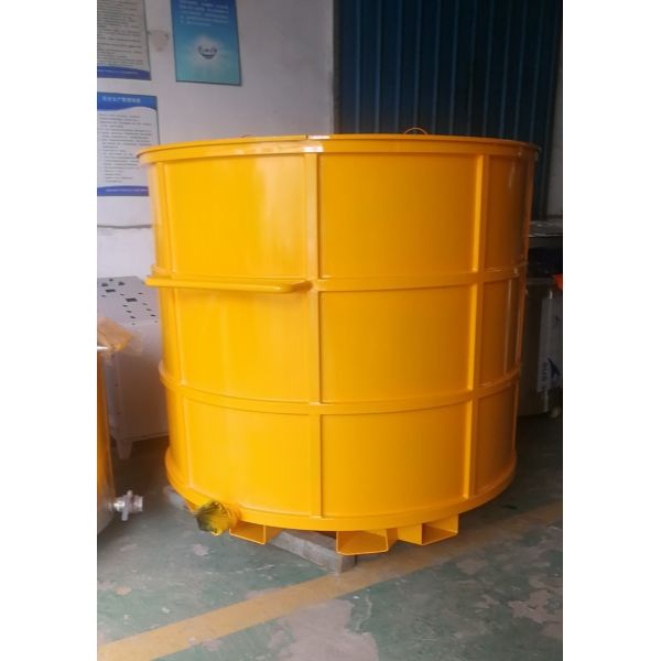 500L - 5000L 304 Stainless Steel Mixing Vessel Storage Tanks With Bottom Forklift Port