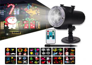 China High Bright 12 Slides Change Card Led Projector Light Dynamic Pattern Party Event Light Colorful Film 32pcs/ctn on sale