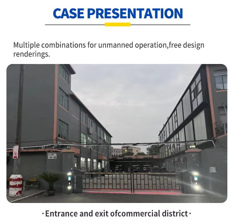 Speed Adjustable 24V DC Servo Motor Boom Barrier Gates Heavy Duty Traffic Barrier Gate