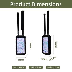 Handheld Drone Detection and Positioning with Location 3km Long Distance