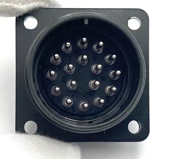 Inovance servo motor encoder plug 20-29 elbow, 17 pins