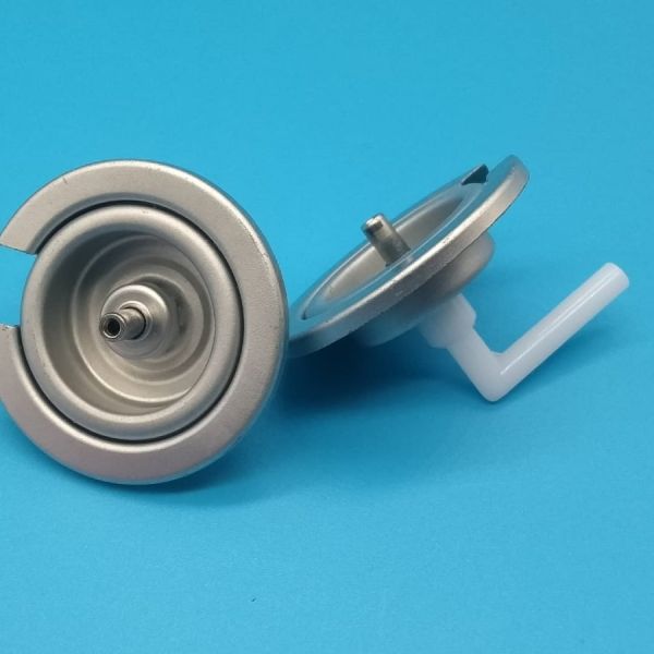 One Inch Leak-Proof Aerosol Butane Valve with Consistent Flow Control for Portable Cooking Equipment