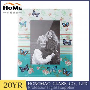 China Digital Print 5x7 Glass Photo Frames , Beautiful Glass Picture Photo Frame on sale
