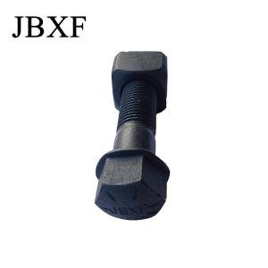 Wholesale Hexagon DIN Excavator Track Bolts Metric 10.9-12.9 Grade Plain Carbon Steel Track Shoe Bolts from china suppliers