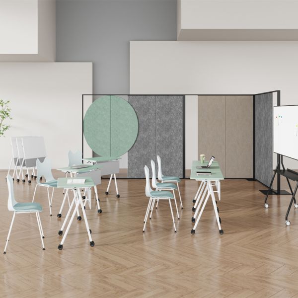 Modern Design Folding Training Table Long Movable Splicing Conference Table