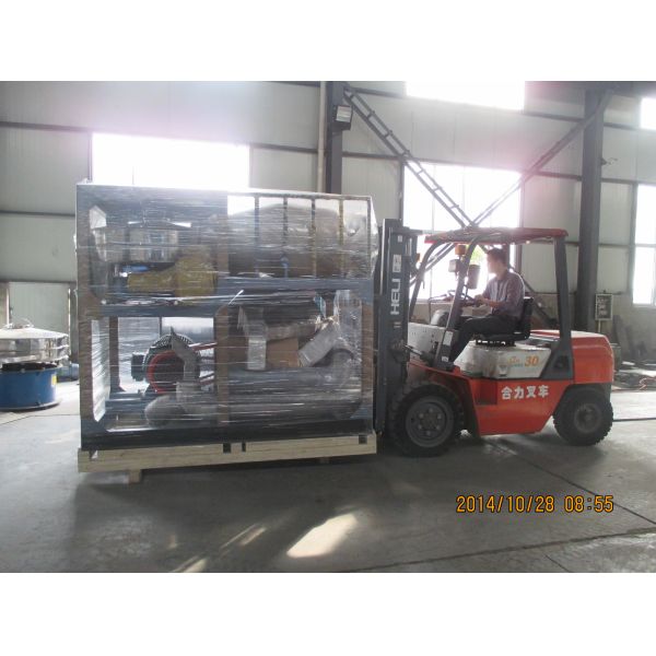 Candy Wrappers Rigid PVC Pulverizer Machine 10 - 80 Mesh Powder Size 45kw